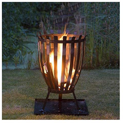 Pozos de fuego para exteriores con leña, mesa y almacenamiento para patio, patio trasero con estante, protección contra chispas contra incendios, rejilla para troncos, atizador con cubierta para