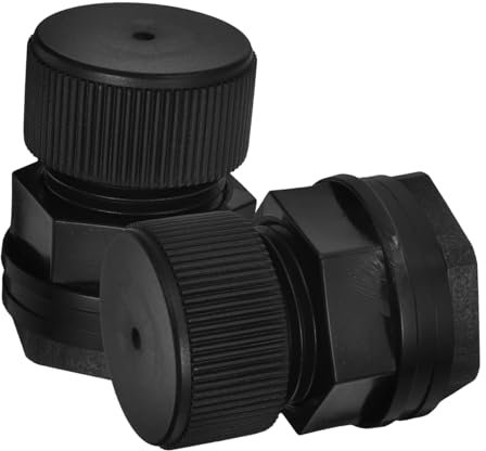 CANIGHT Conector De Mamparo De PVC 3/4 Pulgada para Tanque De Agua Acuario Instalador Fácil
