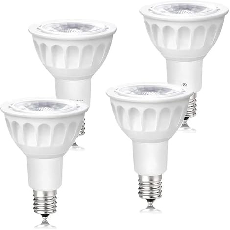 eufeifeiegds Lot de 4 ampoules LED E17 100 V 120 5 W (équivalent 50 W) à culot intermédiaire, ampoule projecteur, réflectrice R14