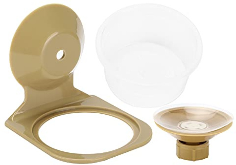 Akozon Bol pour Reptiles Bol de Nourriture Suspendu Bassins Simples et Doubles Type d'eau Potable Serpents Lézards Grenouilles à Cornes et Petits Reptiles - Fournitures pour Animaux/et Amphibiens/