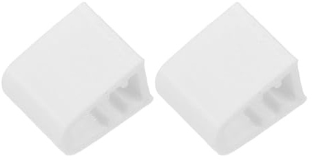 WOONEKY 2pcs White Dimmer Switch Knob Replacement for Skyl Light Dimmer Control Knobs Compatible with Home and Office Wall Switches