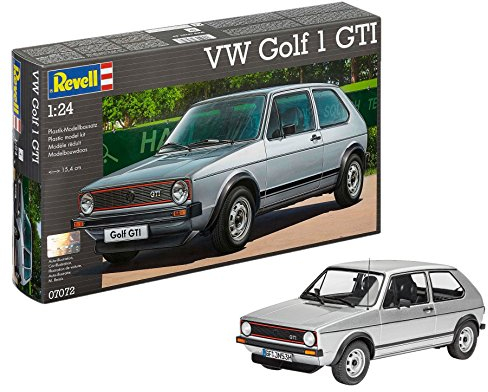 Revell Ag (Germany) RV07072 Modellbausatz Auto 1:24 - Volkswagen VW Golf 1 GTI im Maßstab 1:24, Level 4, originalgetreue Nachbildung mit vielen Details, 07072