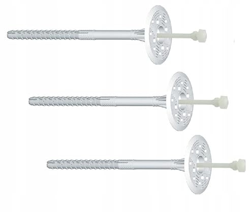 KLIMAS Lot de 200 chevilles pour isolant LFN 10 x 160 mm