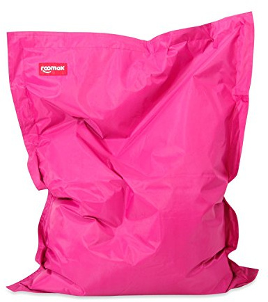 Roomox Junior Sitzsack Original - Großer Sitzsack für drinnen und draußen 130 x 100 x 30 cm geräumiger Sitzsack Bodenkissen aus Wasserresistentem Polyester
