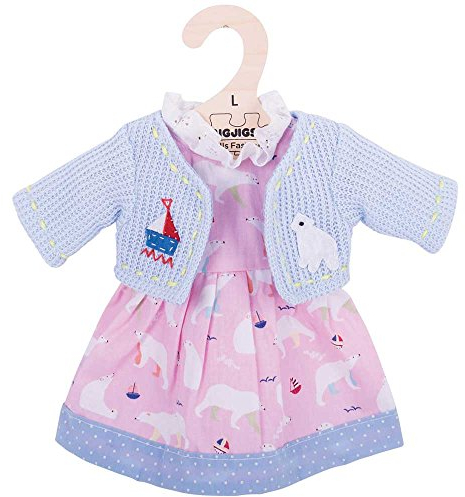 Bigjigs Toys Eisbären Kleid (Pink) (für 38cm Puppe)