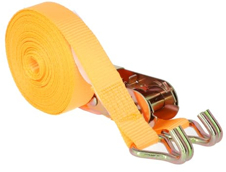 Carpoint Spanngurt mit Ratsche und Haken 7m, Orange
