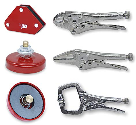 Mini outil de soudage polyvalent Set avec pinces aimants et angles VeCTOR WELDING