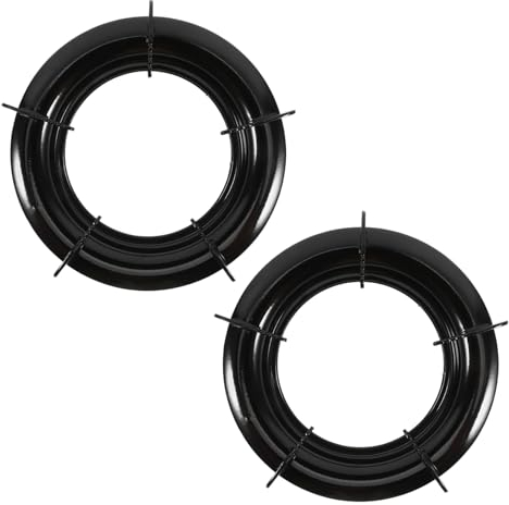 Kichvoe 2pcs Gas Stove Rack Gather Fire Shelf for Stove Pot Rack As Pan Support for Gas Hob Accessory