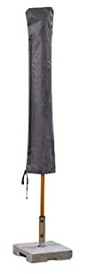 Winza Outdoor Covers Schutzhülle für Sonnenschirm - 30 cm Breite x 165 cm Höhe - Mit Kordelzug Reißverschluss und Stange zum hinübergleiten, Wasserdicht, Farbbeständig, UV-Beständig, Langlebig