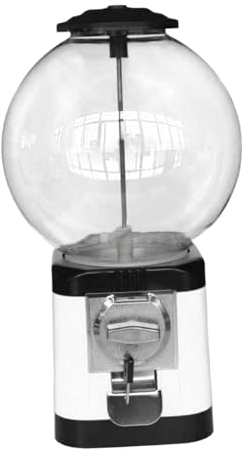 Oshhni Mini Distributeur de Bonbons, Distributeur de Bonbons, Machine de Stockage de Bonbons, Distributeur Automatique Compact pour étagère, Cadeau de fête, Blanc