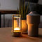 PIKAFOX Portable Metal Cordless Table Lamp, Rechargeable Battery Powered Portable LED Desk Lamp, 3 Color Stepless Dimming Touch, for Bedroom Restaurant Home Outdoor (Gold)