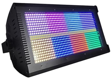 OUHFCASN Luce da Palco LED RGB 8+8 Segmentata, 1000W, Multicolore, 200W, 1 Unità