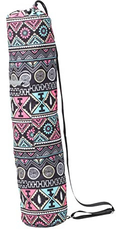 Yardwe Yogamattentasche Mit Verstellbarem Schultergurt Kordelzug-Tasche Für Yogamatte Seitentasche Für Kleine Gegenstände Wie Kopfhörer Und Telefon Leicht Und Platzsparend