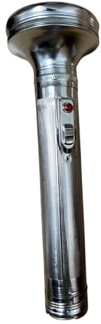 Torche de camping classique d'extérieur à piles, lampe de poche portable, style rétro à l'ancienne, LED, alimentée par piles, sans batterie
