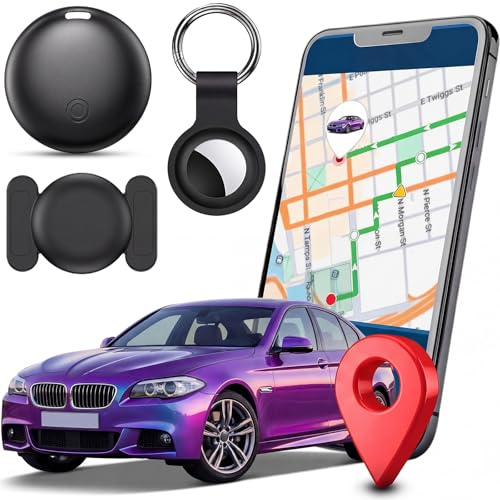 Traceur GPS Voiture, Air Tracker Android e iOS sans Abonnement | 2026 Nouveau Magnétique Localisateurs D'Objets Bluetooth Smart Tag pour pour Valises/Portefeuilles/Clés/Sacs