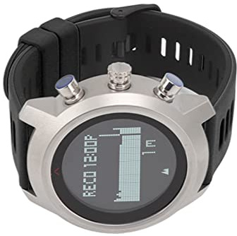 Picysa Orologio Sportivo Touchscreen Multifunzionale Impermeabile Elettrico per Immersioni e attività All'aperto Gomma in Acciaio Inossidabile