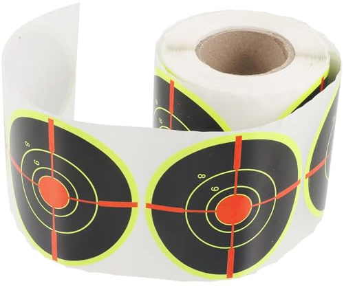Étiquettes Autocollantes de Cible 3 Pouces, 1 Rouleau, Papier