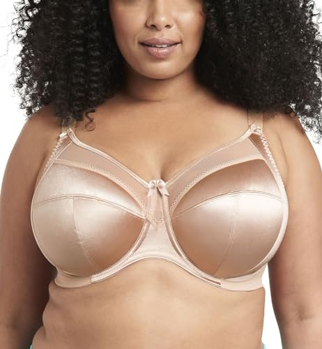 Goddess Women's 6090 Keira Underwired Banded Supportive Full Cup Bra, Beige (Fawn), 36H (Manufacturer Size: 80K)