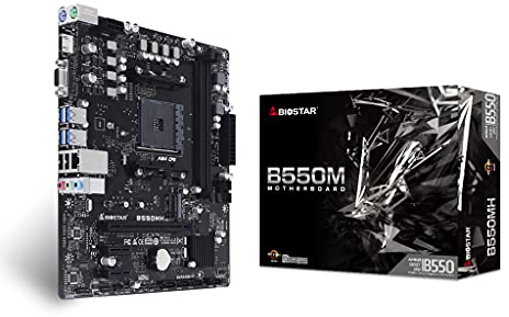 Biostar B550MH Ver. 6.0 AMD B550 Socket AM4 micro ATX