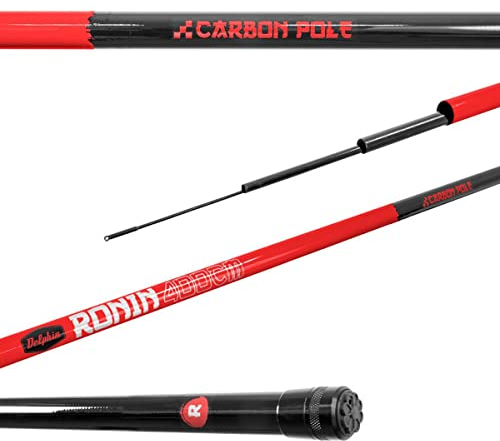 Delphin Ronin Pole teleskopierbare Carbon Stipprute 4,0m / 180g