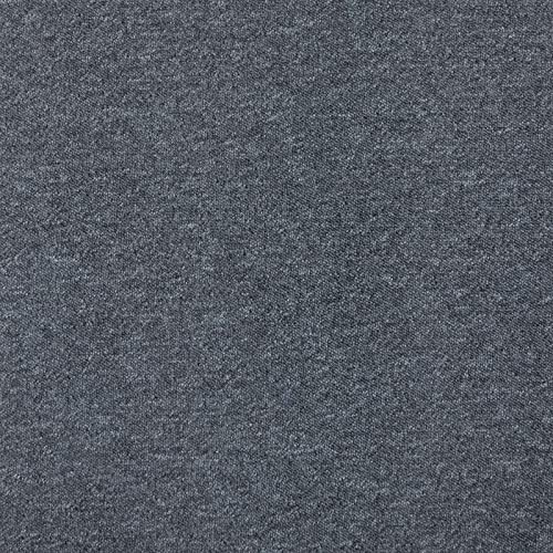 Carré de moquette autoplombante gris foncé, moquette bouclée 50X50 pour salle de jeux, couloir & plus, dalle de moquette sans colle (4 dalles de 5x050 cm = 1 m²)