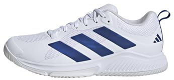 adidas Herren Court Team Bounce 2.0 Shoes, FTWR White/Team royal Blue/FTWR White, 45 1/3 EU