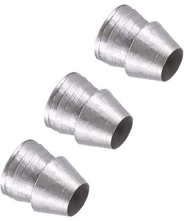 CoCud Round Handle Wedges, 8mm Diameter, Carbon Steel Metal Kit Hammer Handle Prevent Splitting Wedge - (Applications: for Axe Claw Hammer), 3-Pieces