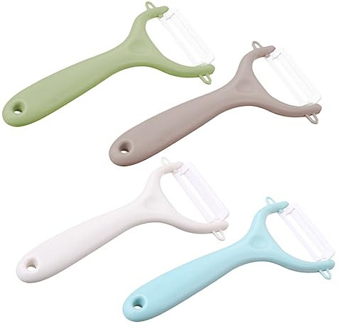 PAMINGONO 6pezzi Pelapatate Multifunzione Per e Colori Casuali Sbucciatore Per Utensile Resistente e Facile