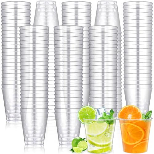 SaiXuan 200 Stück Schnapsgläser Plastik, 3cl/30ml Shotgläser, Stapelbare Plastikbecher, Wiederverwendbar Plastikbecher, Shot Becher aus PS Material, für Party, Bar, Hochzeit, Verkostung