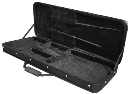 Oshhni Electric Guitar Case, Portable Shoulder Strap, Carrying Case, Guitar Bag for Electric Guitars