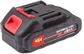MF artSHOP Batteria a Litio Ricaricabile 48V per Mini Motosega, Idropulitrice, Forbici Elettriche, Decespugliatore Batteria di Ricambio per Utensili da Giardino Elettrici