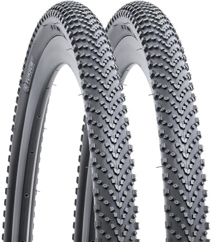 YunSCM 2Pcs 60TPI Nylon Pannensicher 28 Zoll Fahrradreifen 700x35C 28x1.40 Mantel 35-622 Kompatibel Stadt/Straßen/Langlauf/Mountainbike 700x33C/35C/36C/37C Faltbarer Reifen