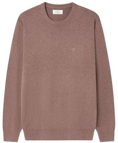 Springfield Gg12 Basic Crew Neck Pullover with Tree Embroidery Jersey Básico Hombre