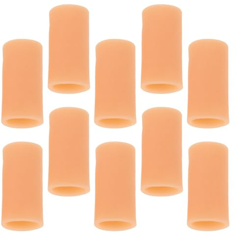 GALPADA 5 pares Protector de Dedos de Silicona Transpirable Manga Resistente y Duradera para Articulaciones Pequeñas Cubiertas Protectoras para Uso Diario