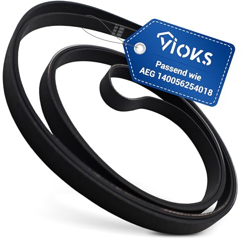 VIOKS v-ribbrem 1971PH7 torkarblad ersättning för AEG 140056254018 | Kilrem drivrem kuggrem ribbad rem, 7PH 1971, ersätter 140056254026 1366033007, torktumlare torktumlare