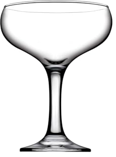 Pasabahce 8078627 Confezione 6 Coppe Vetro Bistro Champagne, Cl 27