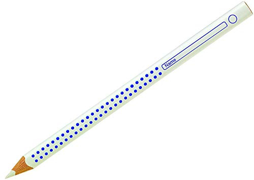 Faber-Castell 110801 - Buntstift Jumbo Grip, für Heft und Tafel, weiß (3)