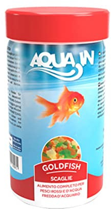 Aqua-in Flakes Mangime completo in scaglie per pesci rossi e tutti i pesci di acqua fredda - 1200 ml