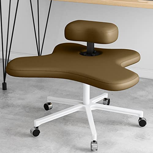 Kniestuhl, Ergonomischer Sitz, Fünfzackig mit Rollen, Höhenverstellbarer Hocker Zur Haltungsverbesserung und korrektur, Geeignet für Den Einsatz im Home Office, Mehrfarbige Ausführung ( Color : Lactos