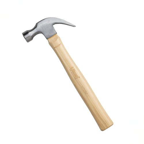 UKEN Claw Hammer 16 OZ | Heavy-Duty American-Type Hammer | Drop-Forged Steel | Hickory Wooden Handle | Durable & Versatile Hand Tool