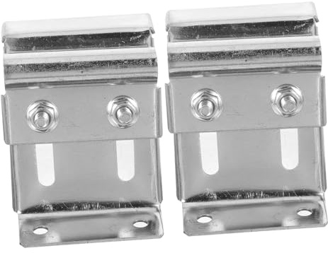 DONFAMDS Soporte Superior Alta y Producción de Precisión para Puerta de Garaje de Hierro Zincado 2 Piezas para Accesorios de Puertas Residenciales