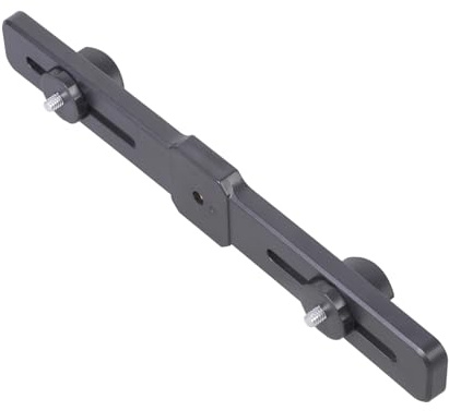 AWJUWHBJ Base de soporte de doble tornillo de 1/4 pulgadas para cámaras de equipo de fotografía, soportes de sujeción de tableta, soporte de teléfono, adaptador de montaje de trípode