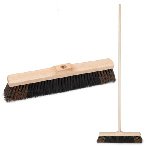 Huskvast sopkvast kvasthuvud, kvast, 22 mm gänga, med handtag 120 cm, bredd: 40 cm
