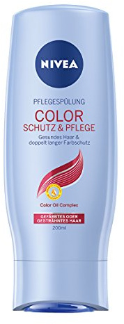 NIVEA 4er Pack Haar-Pflegespülung für gefärbtes oder gesträhntes Haar, 4 x 200 ml, Color Schutz & Pflege