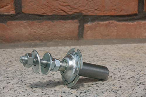 Deko-Shop-Hannusch Flügel Windmühle Windrad Mühlenrad Windflügel wahlweise mit Kugellager Verschiedene Längen Ersatzteile, Spannweite:P 120 cm mit Kugellager