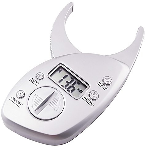 Digital Body Measuring Fat Caliper Measure mm inch Tool Body Fat Tester,Body Fat Monitors for Health Monitoring