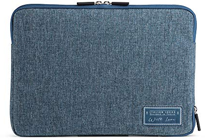 Aiino Stark Sleeve Borsa MacBook 13, Custodia Morbida per Computer, Neoprene Antiurto e Antigraffio, Protezione Completa, Qualità Italiana - Blu