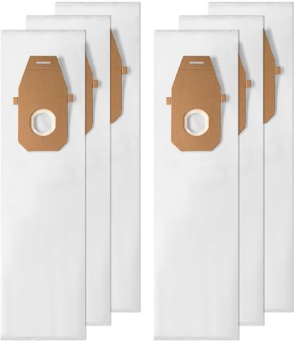Gudotra 6 Pack Replacement AH10000 Type Q HEPA Vacuum Bags for Hoover Platinum Upright Vacuum UH30010COM UH30010CCA UH30010 Replace Part 902419001