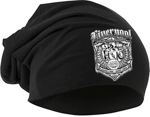 Uglyshirt87 Für Immer Liverpool Mütze | Strickmütze - Liverpool Beanie - Liverpool Hut - Logo - Hat - Stadt - City | Beanie Druck: Weiß