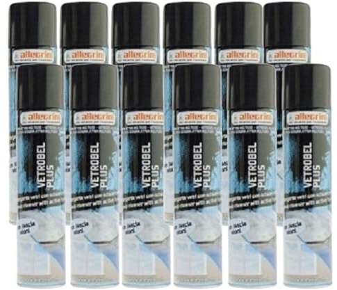 Detershoponline Detergente vetri spray a schiuma Vetrobel Plus 400 ml bombola a schiuma attiva per la pulizia vetri, cristalli e superfici laccate. Non lascia aloni. Conf. 12 flaconi